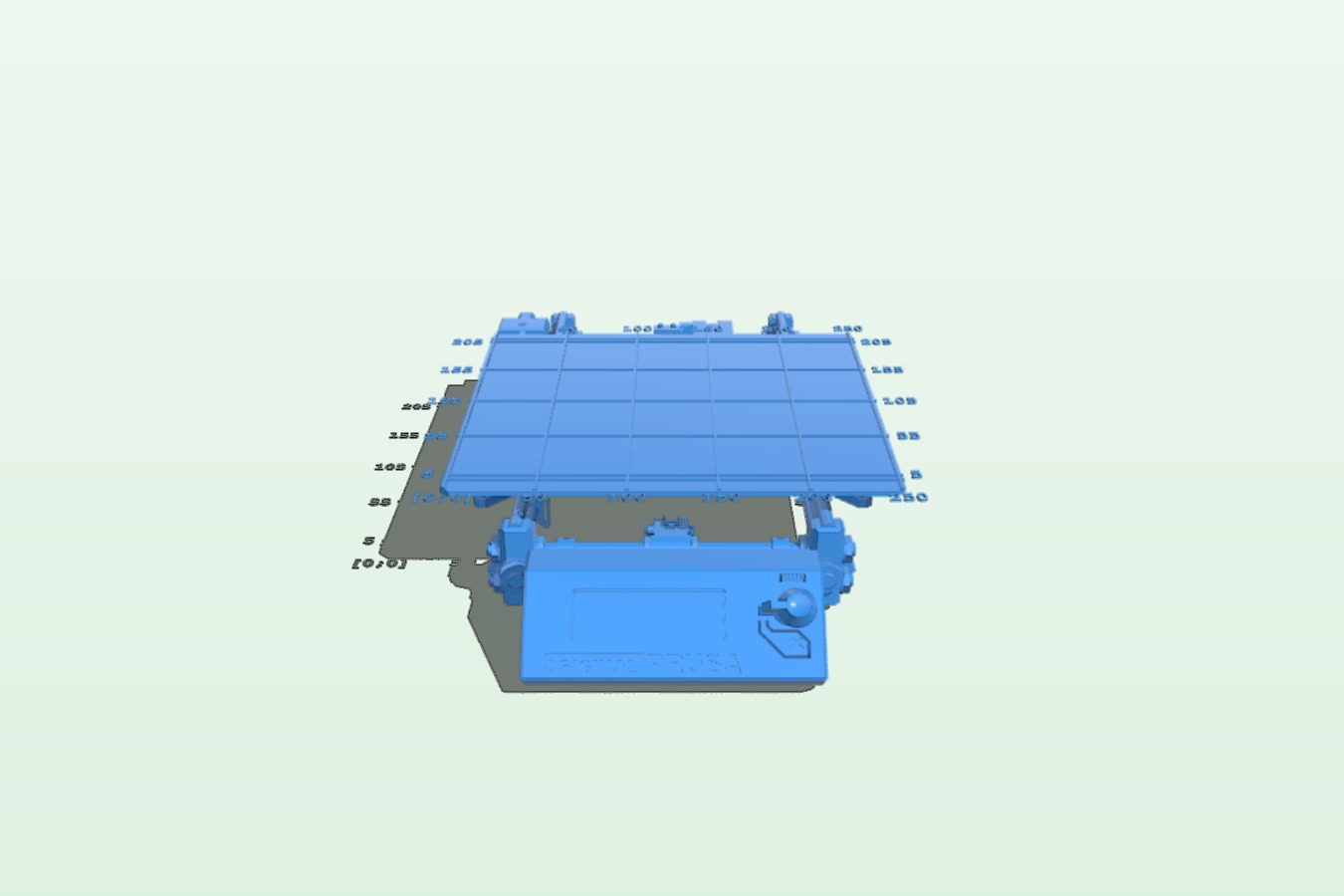 Prusa i3 MK2 model (bed) for Simplify3D