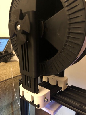 Universal Spool Holder for any filament roll size + Filament holder DELUXE | 3d print model