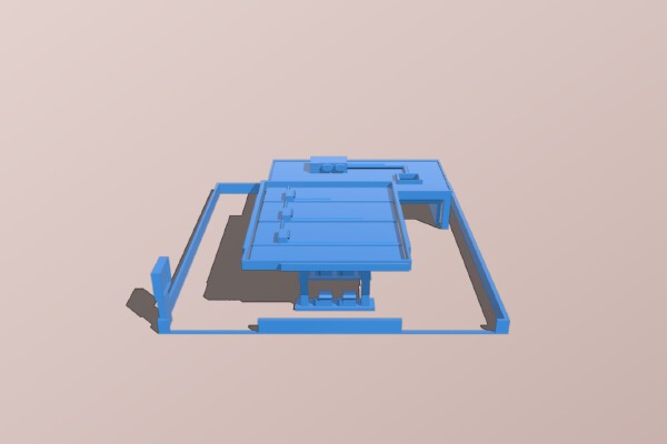 Gas station | 3d print model