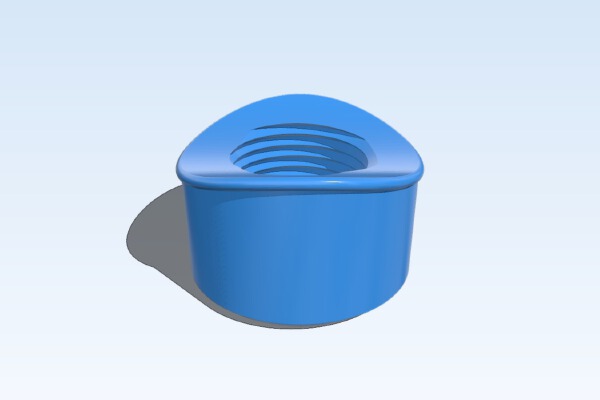Miata Crossover Tube Bung for GM IAT | 3d print model