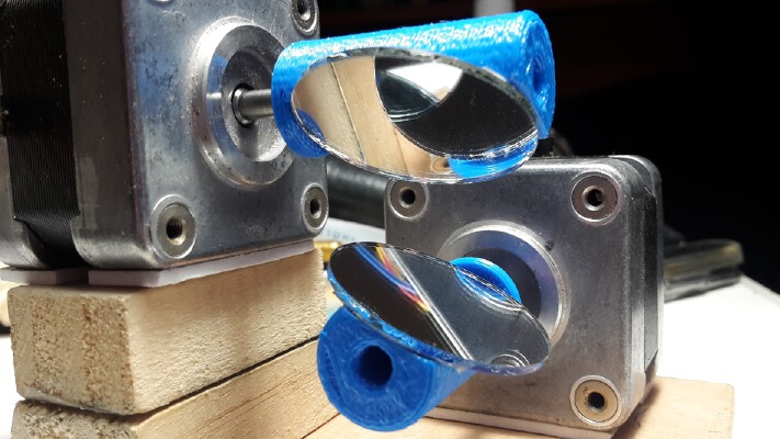 Stepper motor laser light | 3d print model