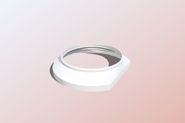 HTC Vive 43mm prescription eyeglass lens adapter | 3d print model