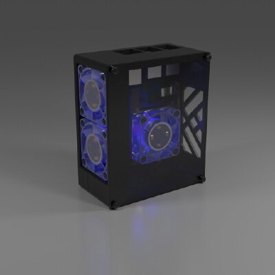 Raspberry Pi 4B gaming case | 3d print model