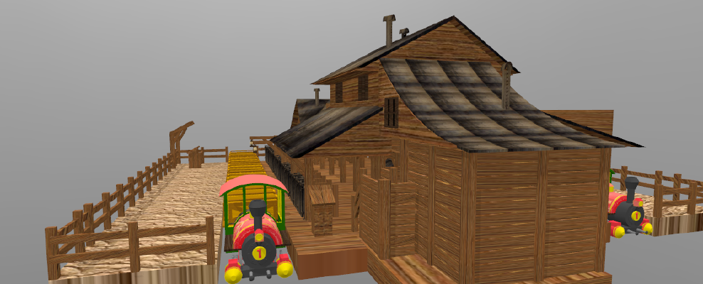Big Thunder Mountain Railroad Station | 3d print model