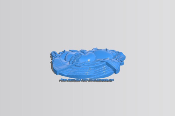 Fruit basket painting | 3d print model
