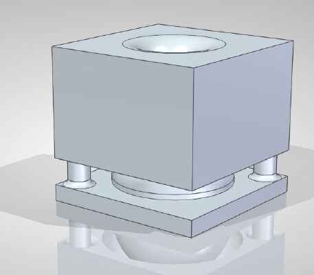 praline_bonbon chocolate shape_form_mould | 3d print model