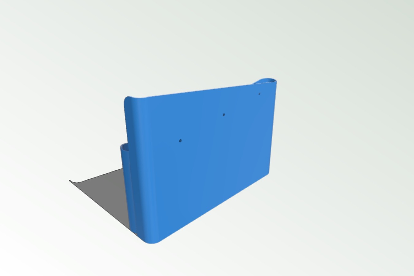 Magazine holder (wall mounted)