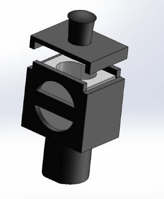 LGB Rail Buffer Light | 3d print model