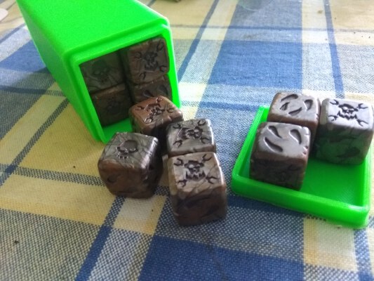 warhammer 16mm dice case | 3d print model