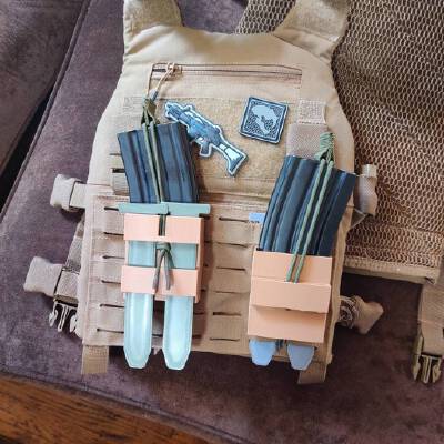Single Stack Open Top M4 Mag Pouch | 3d print model