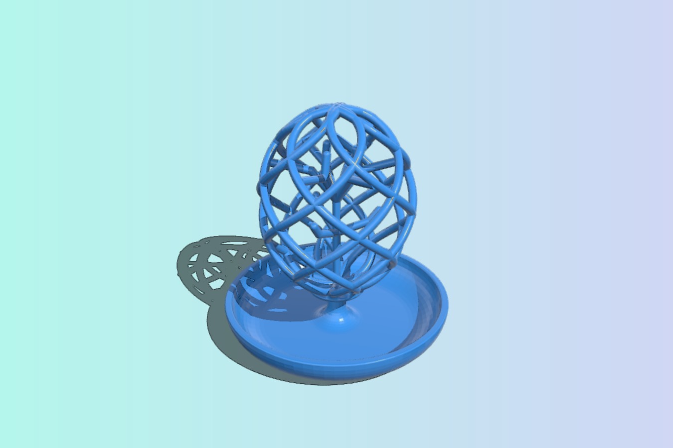 Faberge Egg Style Earring and Ring Display Stand