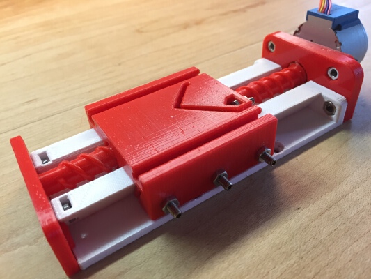 High Accuracy Dovetail Stepper Slide | 3d print model