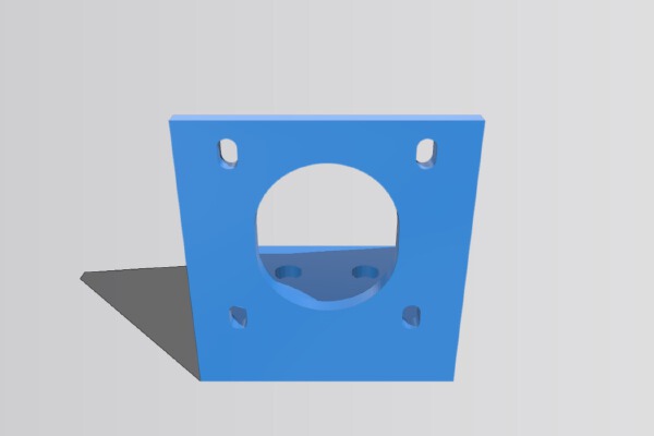 NEMA 17 suport for Standard Tevo Tarantual X cart | 3d print model