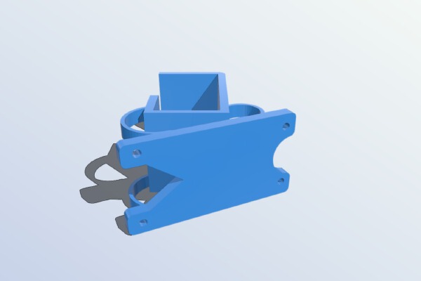 HGLRC Sector5V3_rsgo_25degree_gopro7mount v2 | 3d print model