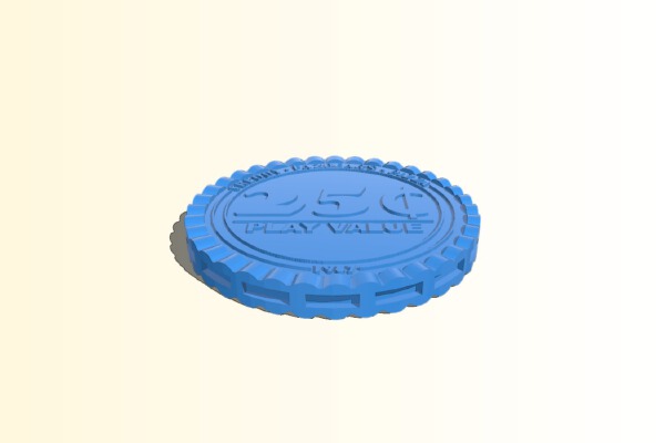 Improved FNAF Token | 3d print model