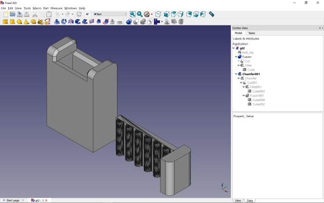 Secure GT2 Belt End Clip | 3d print model