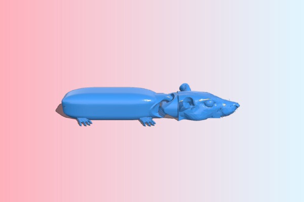 Rat Swimbait | 3d print model