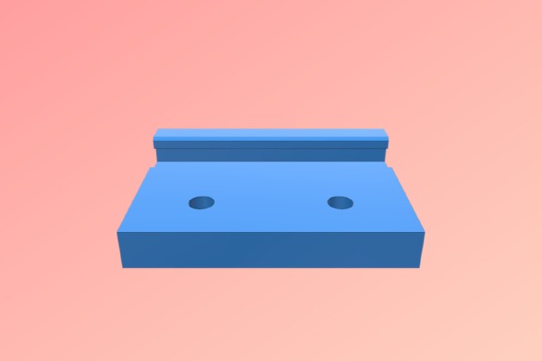 15mm Rev Robotics Slide | 3d print model