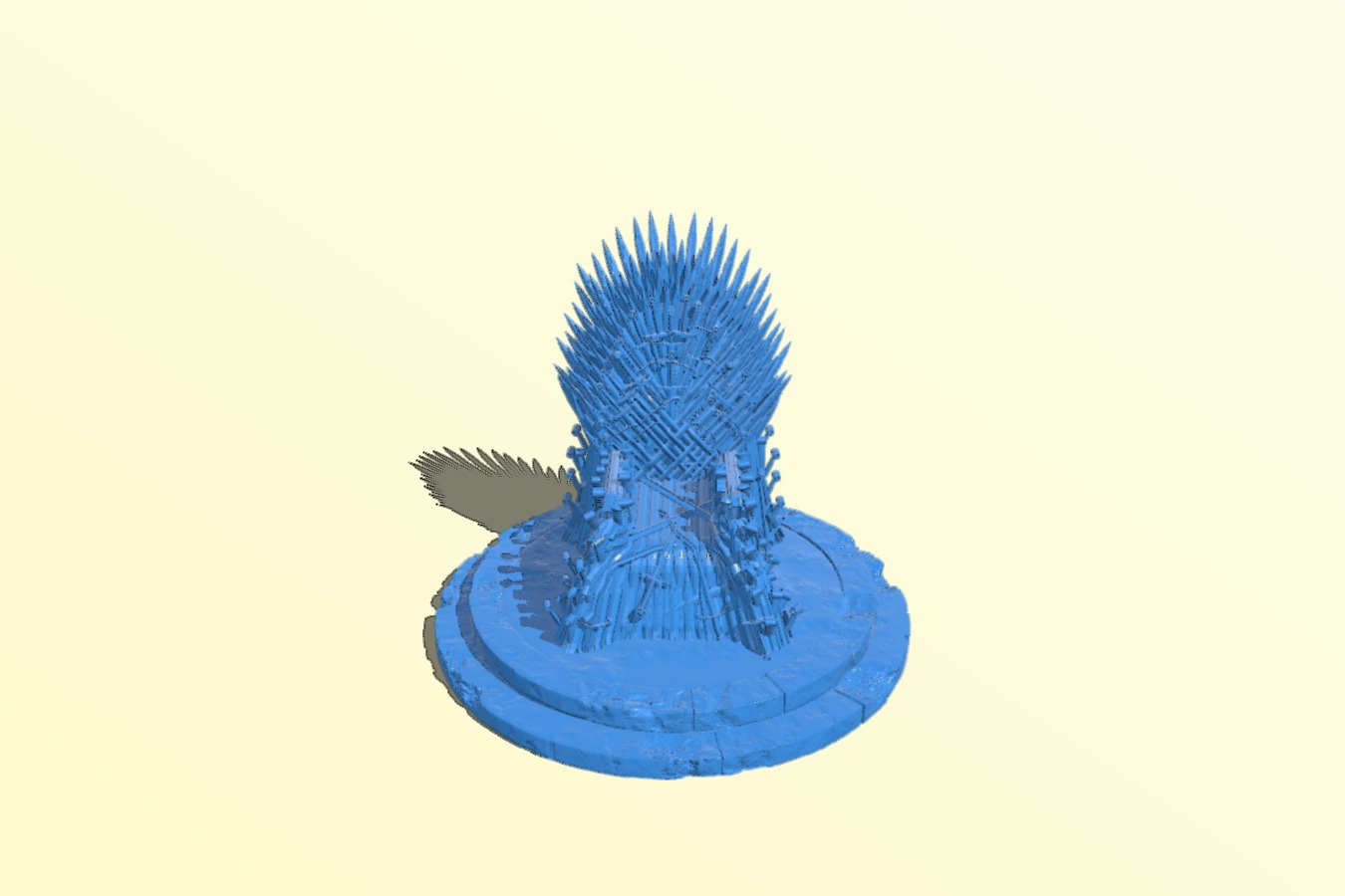 Iron Throne with another base