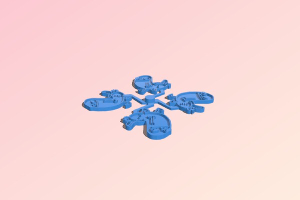 Dickbutt extrusion visualizer | 3d print model