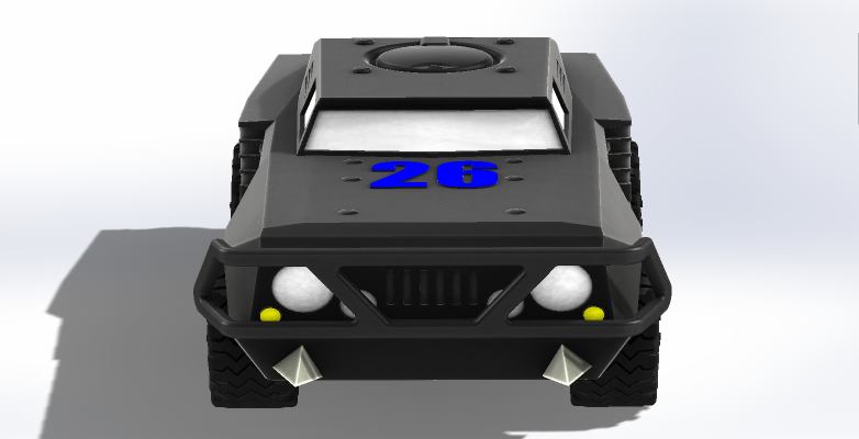 Apocalyptic Off Road Vehicle Cybertruck | 3d print model