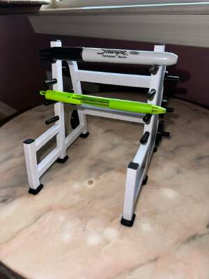 Squat Rack Pen Holder | 3d print model