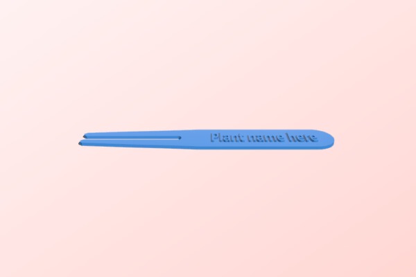 Parametric Plant Tag | 3d print model
