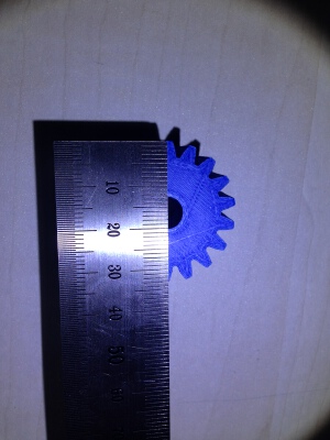 Helical gear with strong teeth | 3d print model