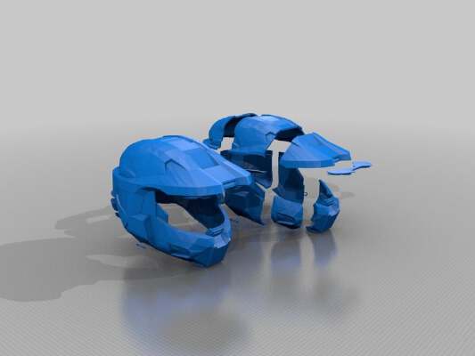 Halo Helmet Mk VI | 3d print model