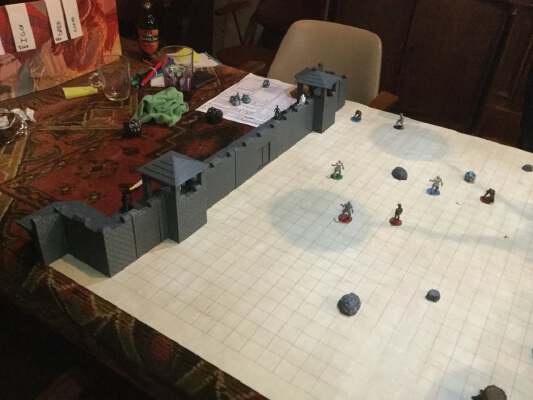 28mm modular castle walls | 3d print model