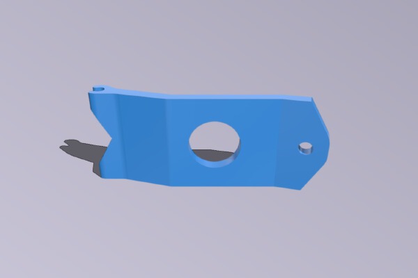 FPV monitor support for DJI Transmiter | 3d print model