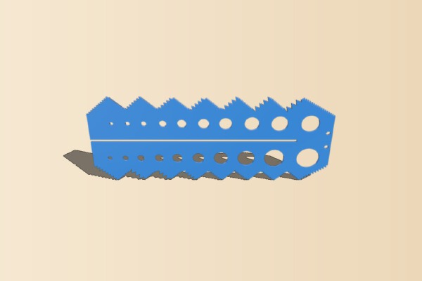 Metric and Imperial Thread Gage | 3d print model
