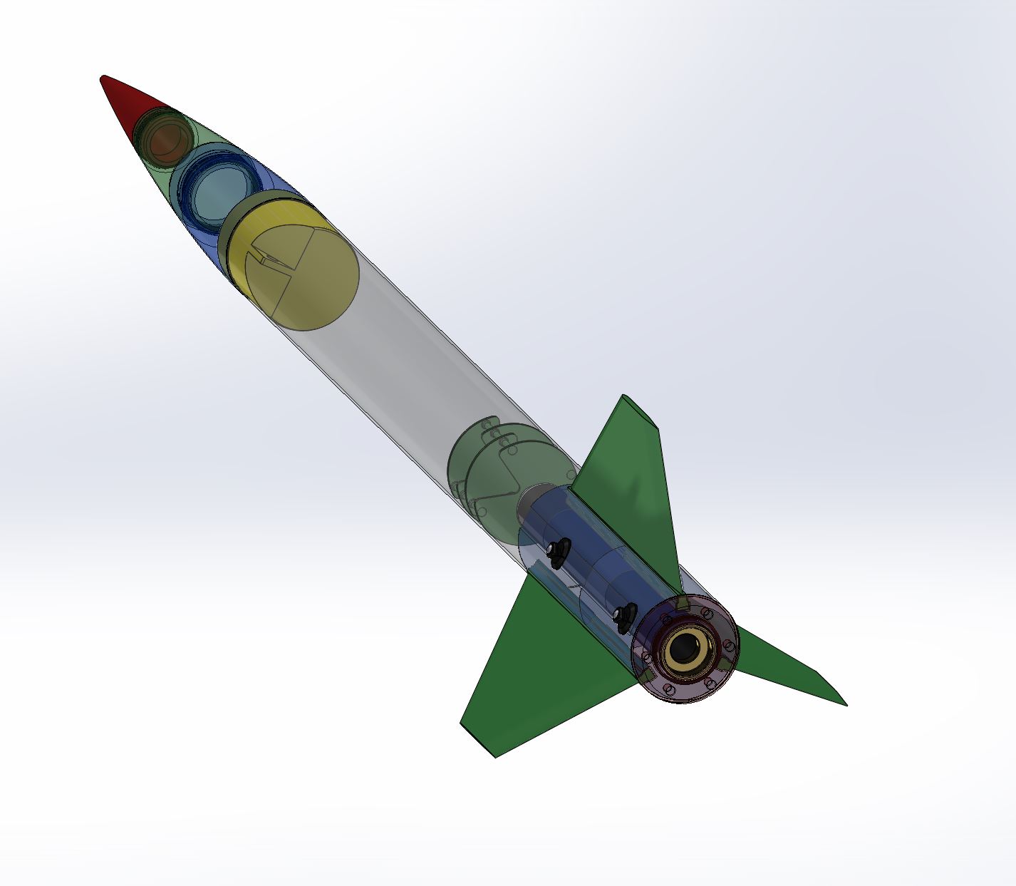 High Power Rocket - 3 inch shipping tube
