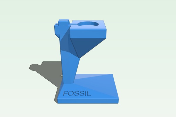 fossil watch stand | 3d print model
