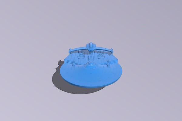 Star Trek II - The Wrath of Khan Miranda Class USS Reliant | 3d print model