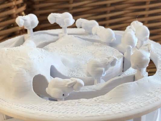 “Go, Bunnies, Go!” – A Springtime Automata | 3d print model