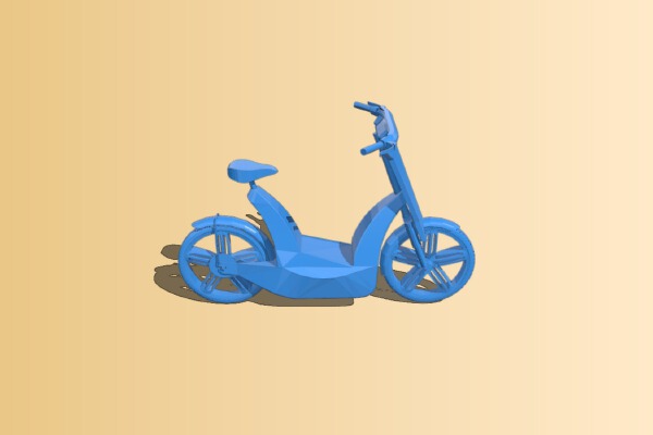 Mini scooter Electric Bicycle | 3d print model