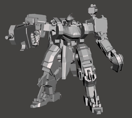 Wanzer "Front Mission" Robot | 3d print model