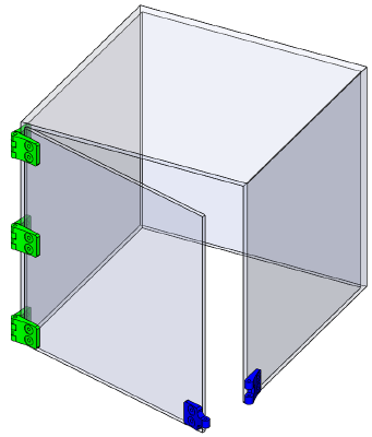 Hinge and lock | 3d print model