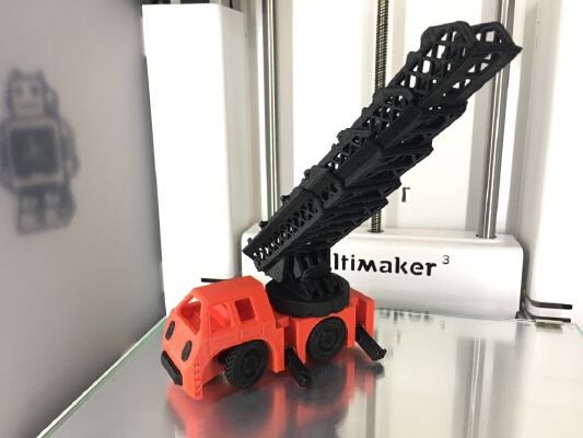 Dual_Multi Material Fire Truck | 3d print model