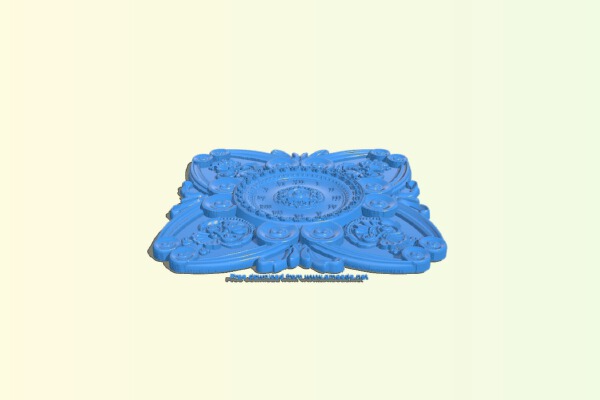 Wall clock pattern | 3d print model