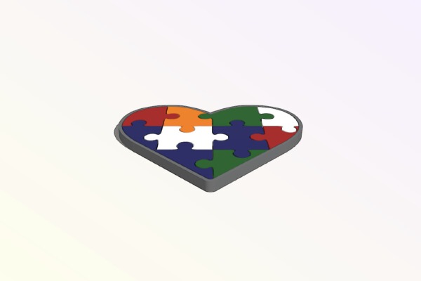 Autism Awareness Month Puzzle 2019 | 3d print model