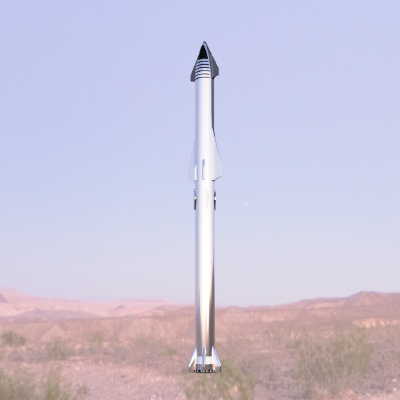 SpaceX Starship Super Heavy (2019) | 3d print model