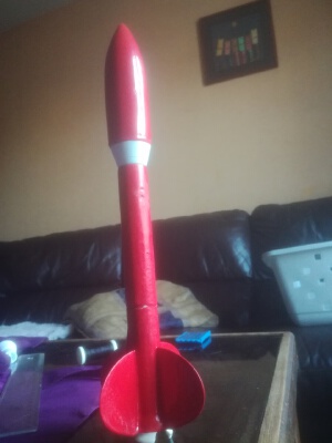 Model rocket with arduino payload | 3d print model