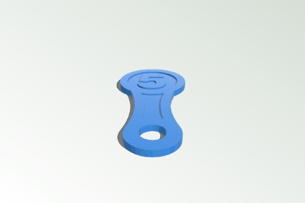 Shopping cart token (5 SEK) | 3d print model