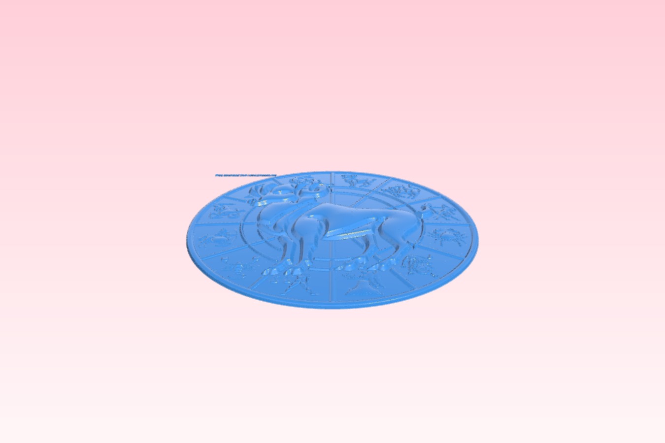 Zodiac pattern – Aries