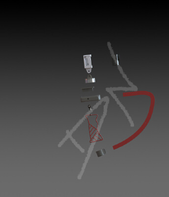 3dprinted steadicam for gopro, actioncam and iphone | 3d print model