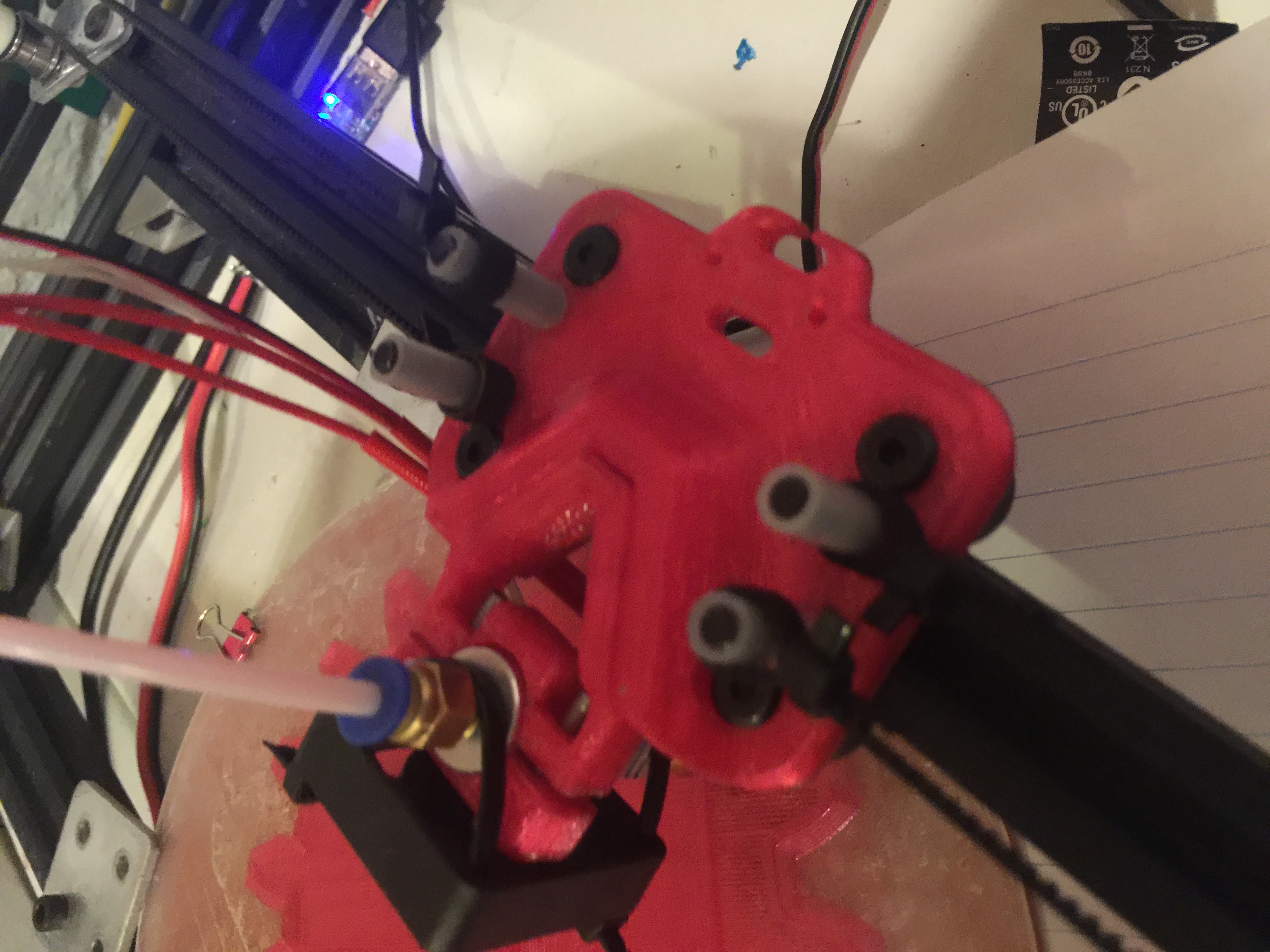 Mini V Wheel Magnetic Carriage with BLTouch Mount