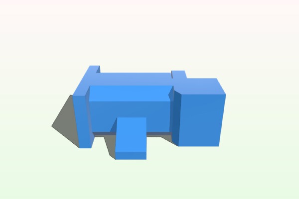 Tricopter mount for smaller motors | 3d print model