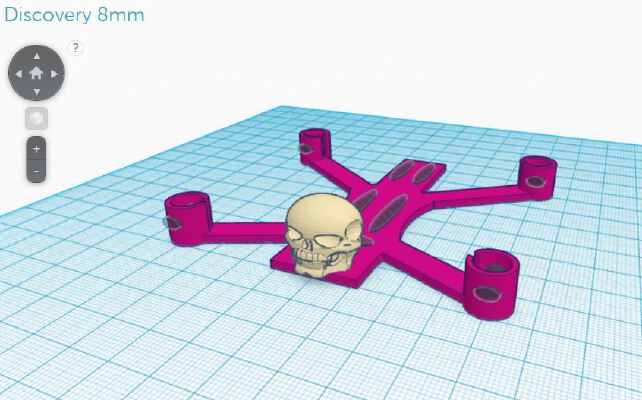 Updated - TBS Discovery Skull Frame NOW 2 Versions | 3d print model